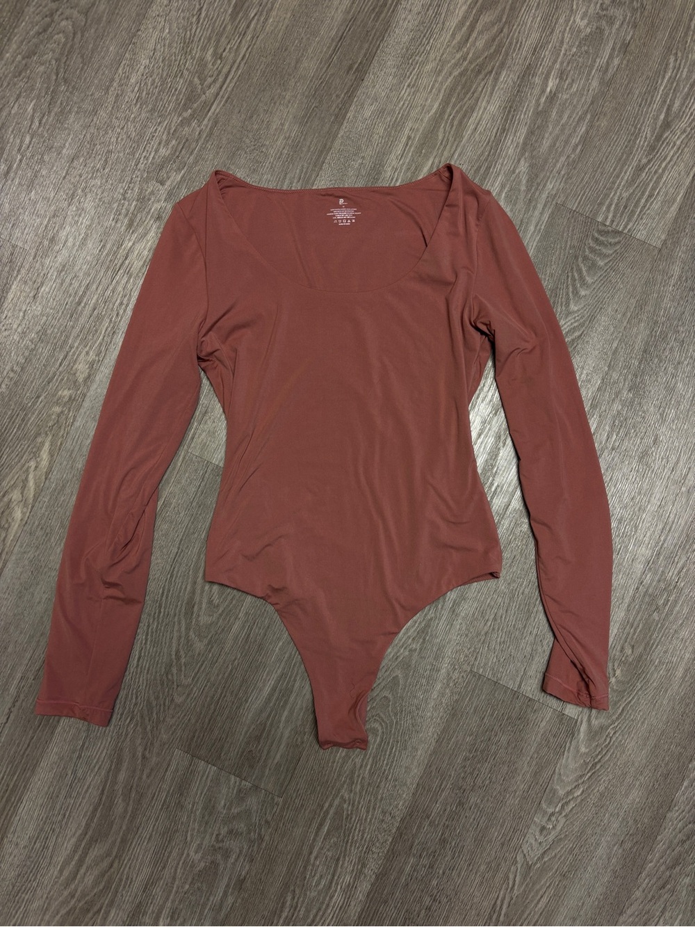 Long Sleeve Scoop Neck Bodysuit